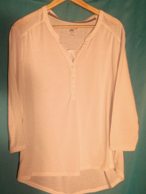 Tops - 🎆White 3/4 length top by Riders